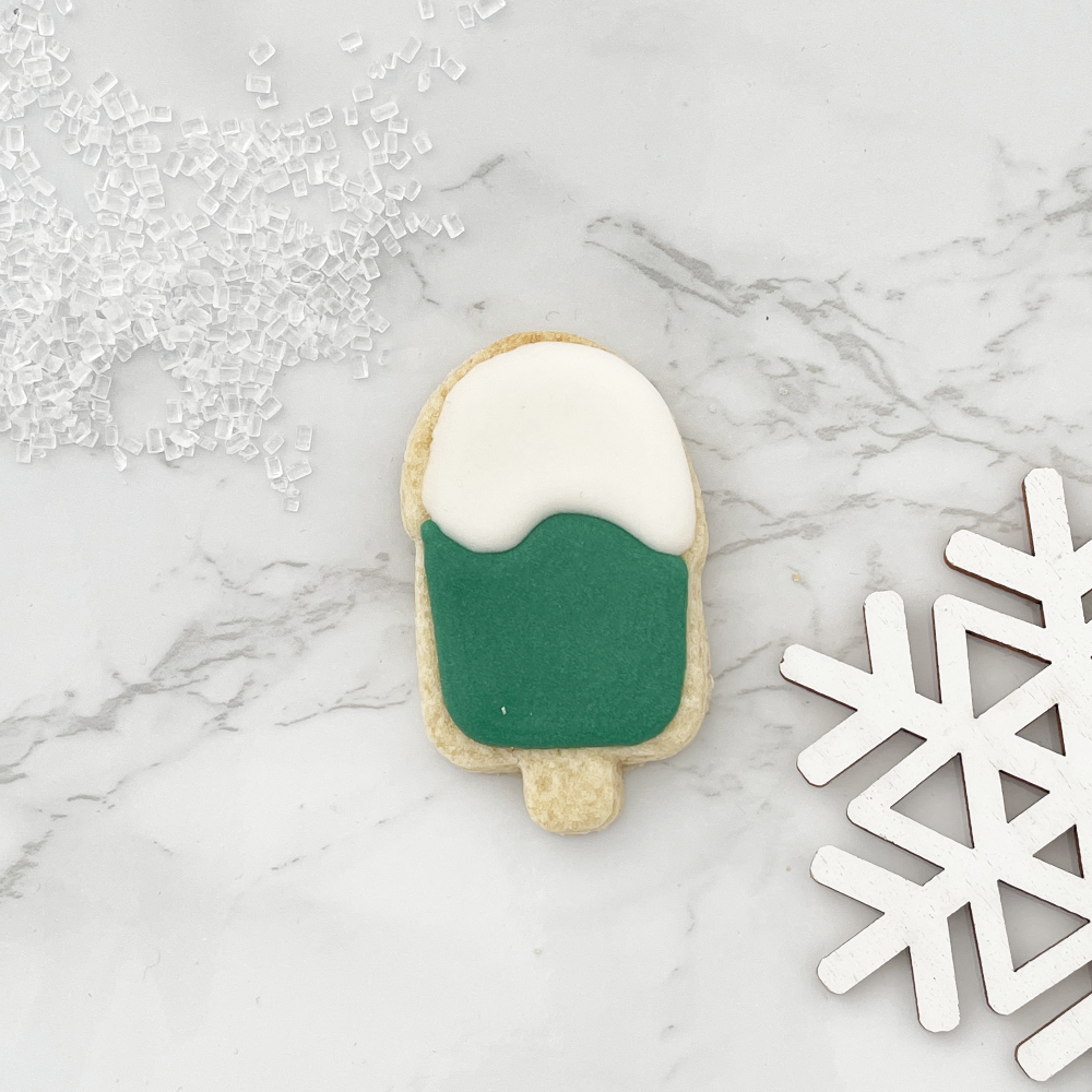 Árbol de Navidad con nieve - Navidad - Cortador galletas