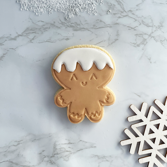 Gingerbread man - Navidad - Sello y cortador galletas